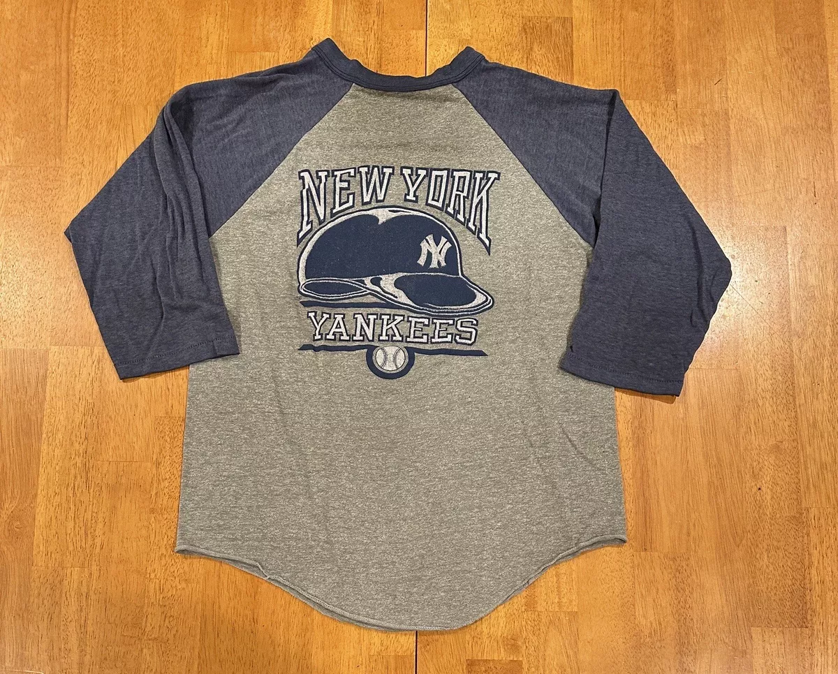 Vintage 80s New York Yankees Raglan T Shirt Small MLB Baseball Single  Stitch