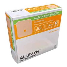 Box/10 Allevyn Tracheostomia Schiuma Non Adesiva 3,5" x 3,5" Medicazione 66007640