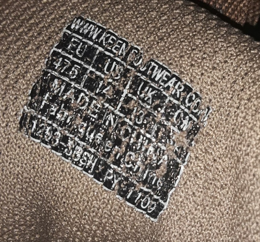 Keen Scarpe stringate da uomo in morbida pelle marrone trail punta in acciaio escursionismo taglia 14