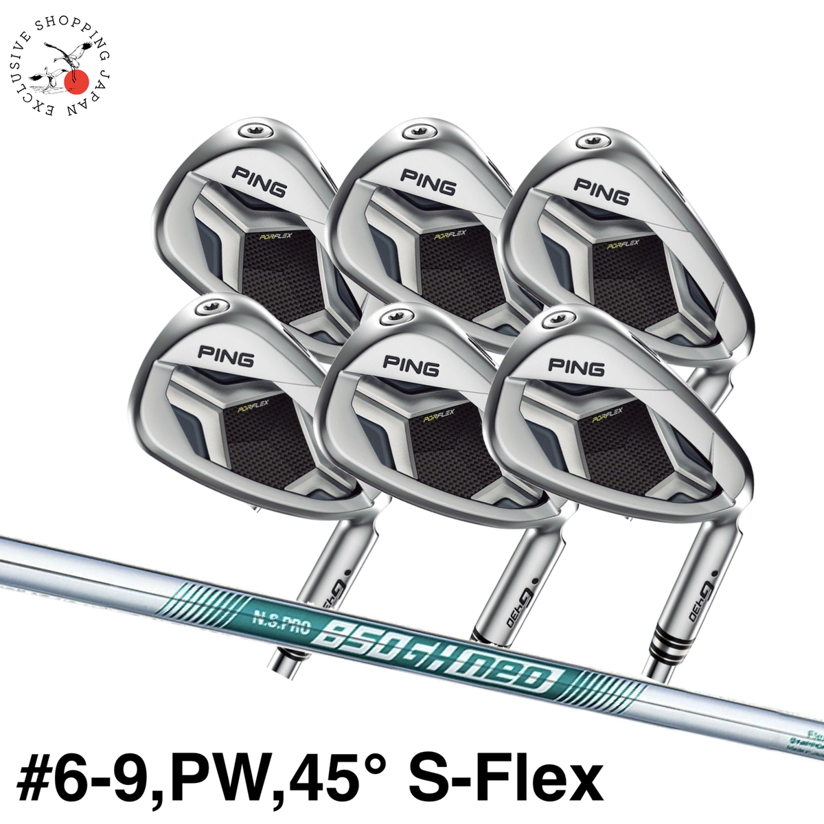 PING G430アイアン レフティ 6〜9.PW.45°．50°セット PING Golf G430