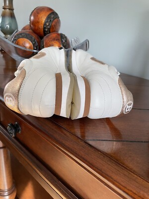 BALLY White Rose Leather Gavinia Sneakers Size EU 38/USA - Main Image