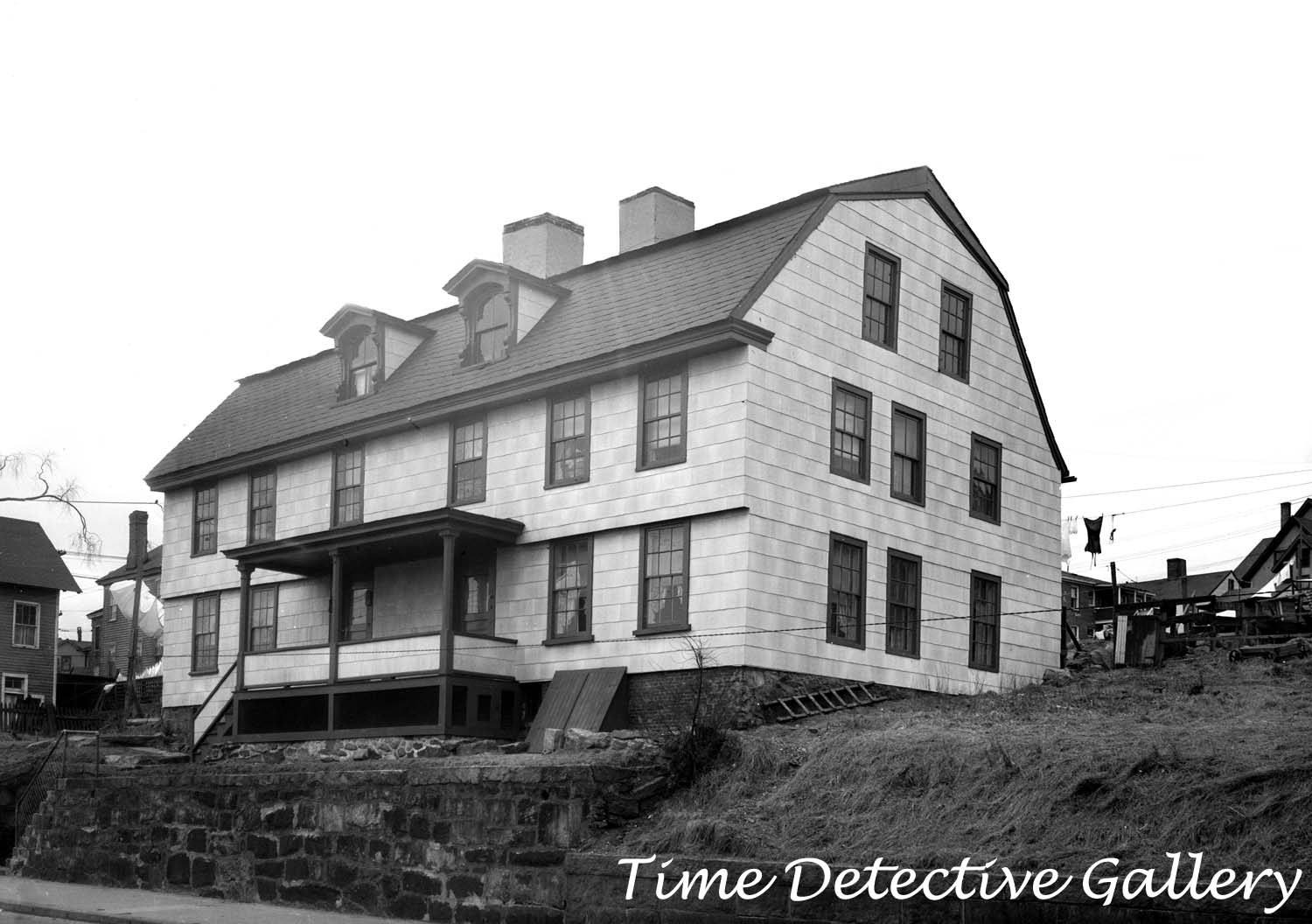 Jonathan Latimer House, New London, Connecticut 1940 Vintage Photo