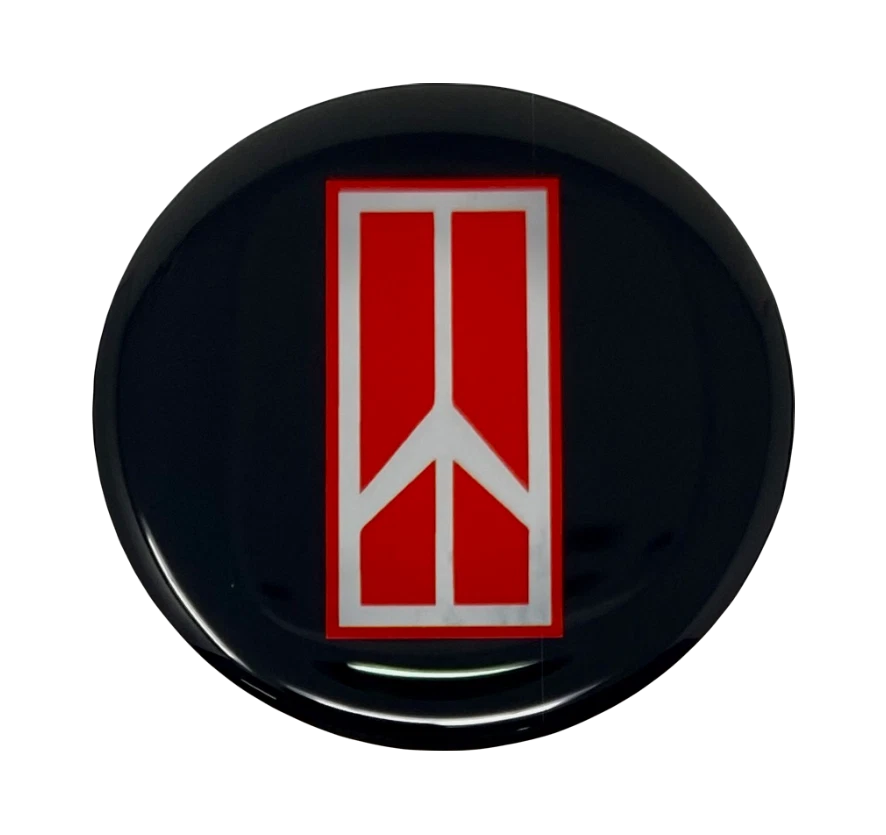 OLDSMOBILE Rocket 88 Cutlass Supreme delta Wheels Center Cap decals emblems rims - Image 2 of 4