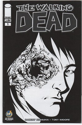 WALKING DEAD #1   WIZARD WORLD   DES MOINES COMIC CON EXCLUSIVE   SKETCH