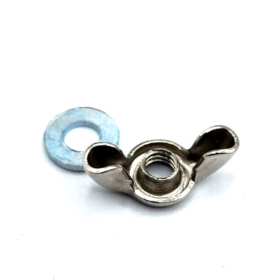 Chrome Tri-Bar Air Cleaner Wing Nut 1/4-20 - Fits Chevy, Ford, Mopar & More