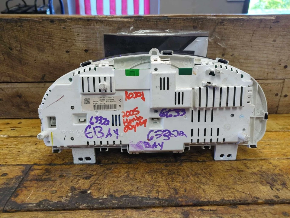 05-10 HONDA ODYSSEY VELOCÍMETRO MEDIDOR DE CLÚSTER CABEZAL DE INSTRUMENTO MPH MERCADO DE EE. UU. OEM Foto 4 de 4