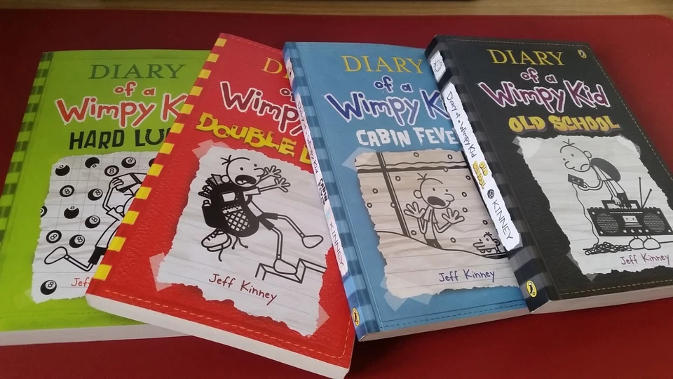 4 Books of 'Diary of a Wimpy Kid' in great condition 'like new' #'s 6-8-10-11 - Image 3 of 4