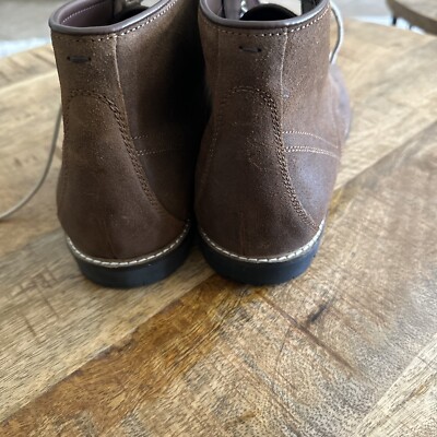 Vince Camuto, Lancelot Men 12 M Brown York Leather Chukka 