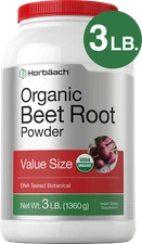 Organic Beet Root Powder | 3lb Bulk Supplement  | Raw Superfood | by Horbaach