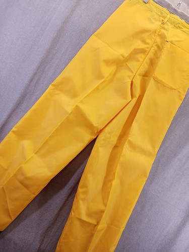 SporTrax rain pants Boy 16 bright yellow Pockets straight leg ATV motorcycle - Picture 21 of 22
