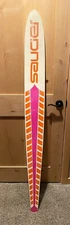 Saucier 65” blank NO BINDING vintage retro colors orange pink Slalom Waterski