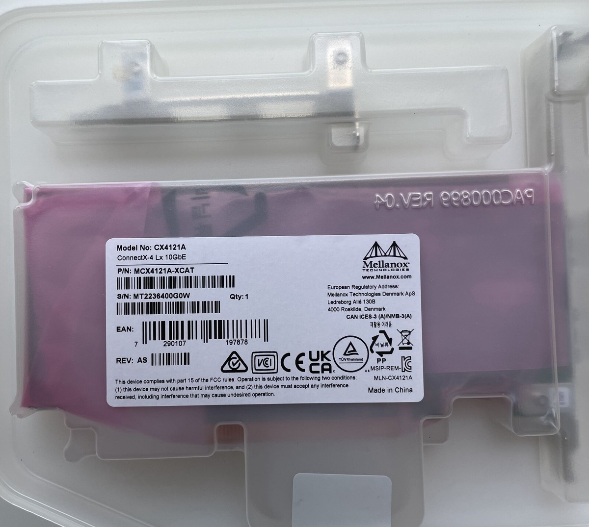 Mellanox 4 Lx En Card Mellanox ConnectX-4 Lx EN Dual Port SFP28 ...