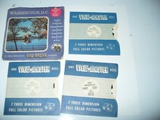 Vintage VIEW-MASTER Lot 3 Reels Washington D. C. Vacationland Series