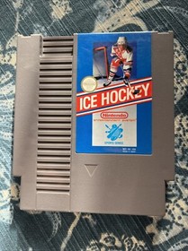 Sport Game Lot - Magic Johnson's Fast Break + Ice Hockey (Nintendo NES) Tested