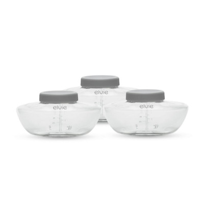 Elvie Pump 3 Pack Breastmilk Storage Bottles - New