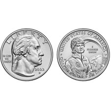 2022 D Quarter Sally Ride Uncirculated 25C Coin Free Shipping