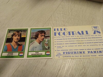 Panini Eurofootball 78 Choose Your Figure New With Velina Top Player