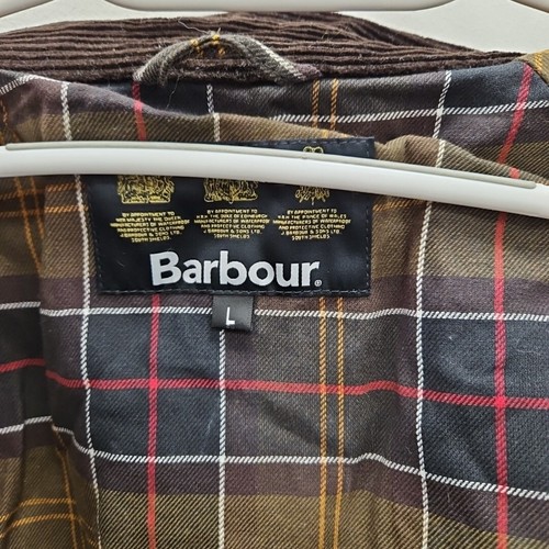 Barbour Mens Domus Wax Waterproof Green Biker Lightweight Jacket Coat Size Large - Bild 4 von 10