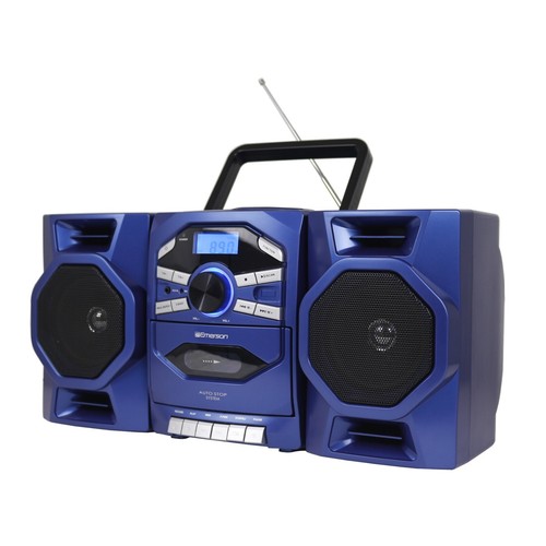 CD Player Cassette Player Stereo Portable Boombox AM/FM Radio MP3 Tape ...