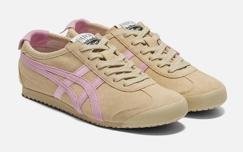 ASICS Scarpe unisex PATOU × Onitsuka Tiger MEXICO 66 1183C380 200 STUCCO COTONE CARAMELLE