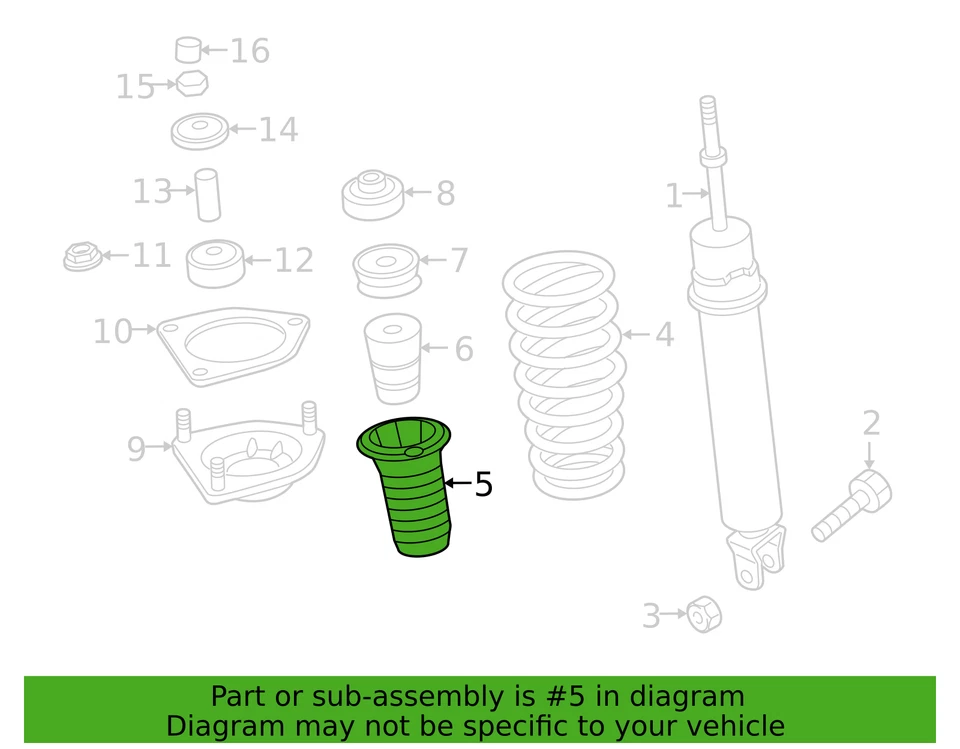 Nuevo asiento delantero de goma con resorte helicoidal de Mazda Miata MX-5 2016-2025 FABRICANTE DE EQUIPOS ORIGINALES # N243-34-012 Foto 2 de 3