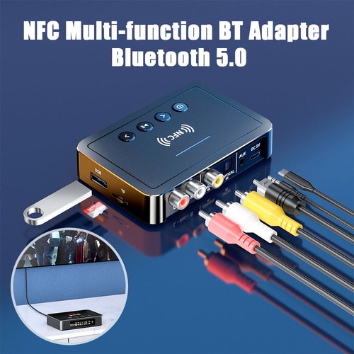 NFC Bluetooth 5.0 Empfänger Audio Transmitter Receiver 3,5mm HiFi Stereo Adapter - Bild 3 von 22