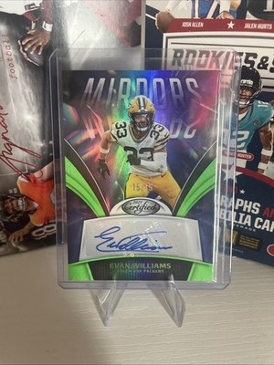 Evan Williams Mirror Auto /15 MS-EWI & Javon Bullard Stroke of Midnight Auto /25
