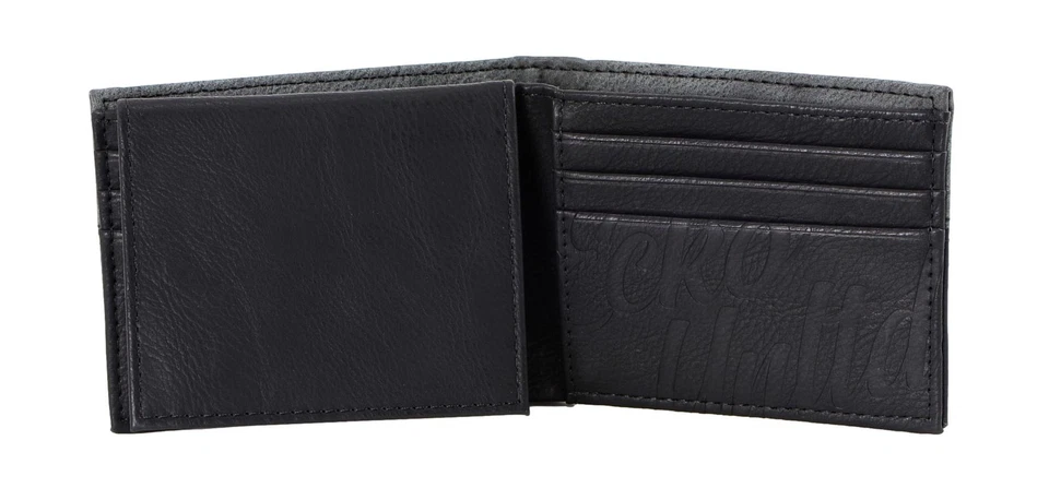 Cartera plegable negra Ecko Unltd World Famous Rhino para hombre Foto 4 de 4