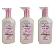 NEW SET OF 3 Bath & Body Works PINK KIWI BERRY Daily Moisturizing Hand Soap 9 oz