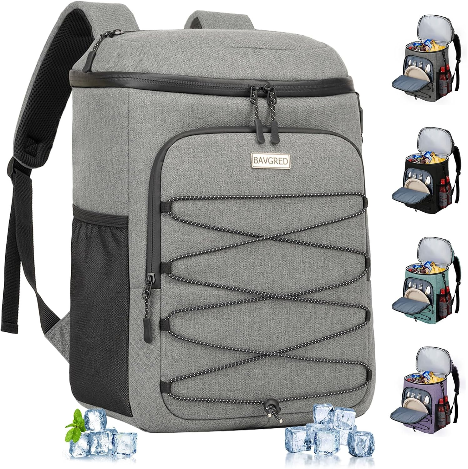 Cooler Backpack Insulated Leak Proof 30 Cans for Men Women,Waterproof Soft Coole