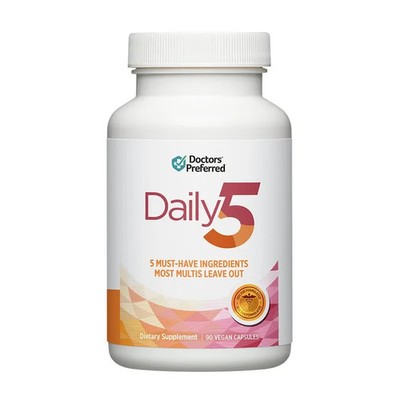 Daily5 with Must-Have Clinically Validated Ingredients That Cover The Vital 90ct