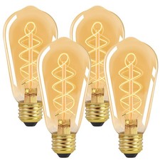 E26 Led Vintage Edison Light Bulbs 40w Equivalent 4w Dimmable E26 Led Edison Bul