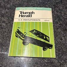 TRIUMPH HERALD S 948 1200 12/50 PEARSONS OWNERS SERVICE & REPAIR MANUAL 1959-67