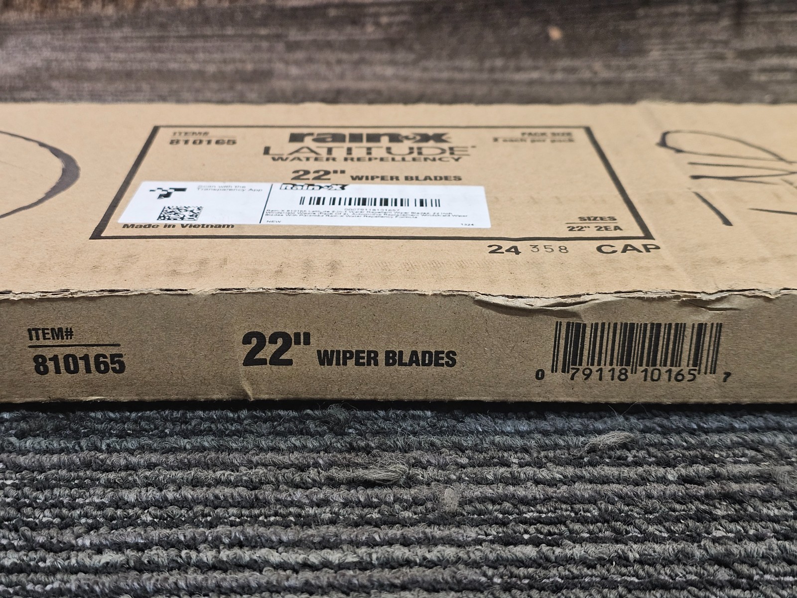 (QTY 2) Rain-X 5079279-2 Latitude 22-inch 2-IN-1 Water Repellency Wiper Blade