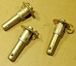 3 Pieces - 1/2" Ball lock Pin,  Button, MS 17984 810, CL-8-BLPB-1.50 - Used