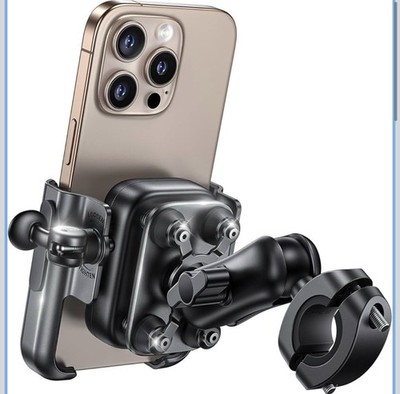 Lamicall Motorcycle Phone Mount Holder-All Metal Anti-Shake Extendable Arm