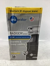 InSinkErator Garbage Disposal with Power Cord Badger 1 Standard Series 1/3 HP