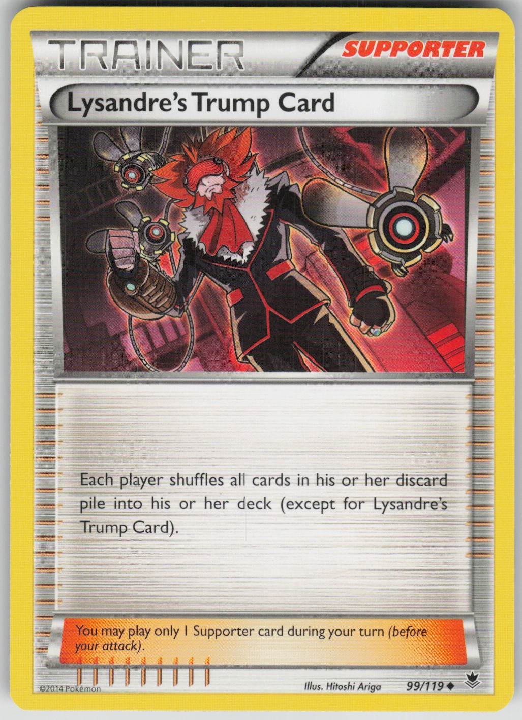 Pokemon TCG Lysandre's Trump Card Uncommon XY - Phantom Forces 99/119