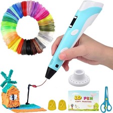 PENNA 3D per Disegni Tridimensionali Stampa Stereoscopica con SET 3 FILAMENTI
