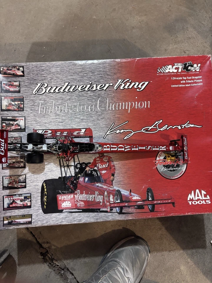 Artículo de coleccionistas adultos, Kenny, Bernstein, Dragster, con estante y fotografías. � Foto 2 de 4