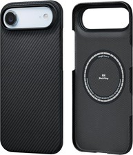 PITAKA Magnetic iPhone 17 Air Aramid Fibre Protective Case - Black (4908-8)