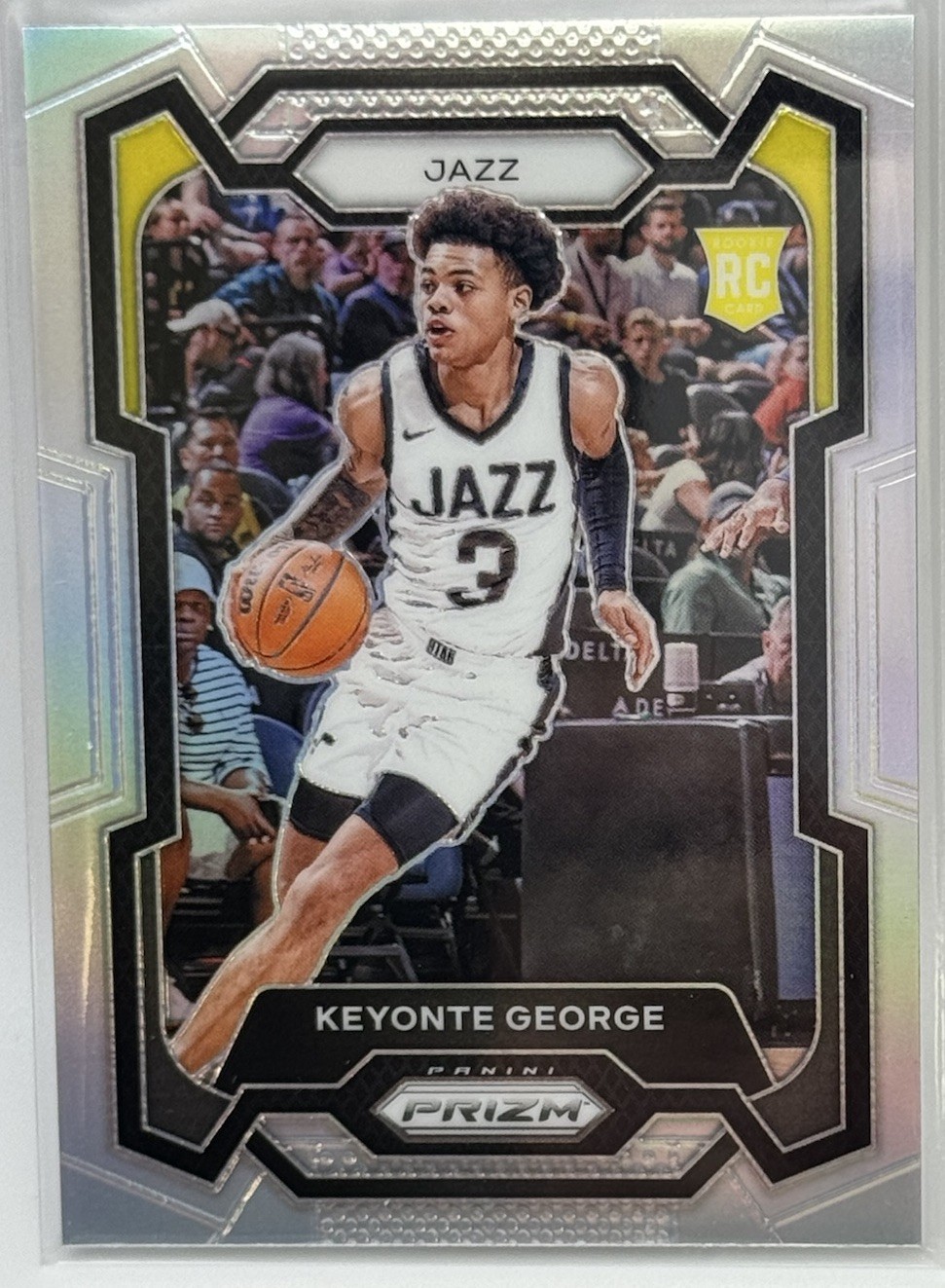KEYONTE GEORGE 2023-24 Prizm True SILVER Prizm RC #127 Utah Jazz Rookie