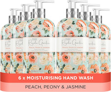Baylis & Harding Royale Garden Peach Peony & Jasmine Hand Wash, 500 Ml (Pack of 