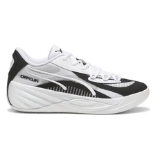 PUMA All Pro Nitro Team Basketball  Mens Black, White Sneakers Athletic Shoes 37