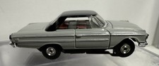 Aurora Vintage FORD GALAXY 500 RARE GRAY W/ BLACK TOP Slot Car RUNS - NEAR MINT 
