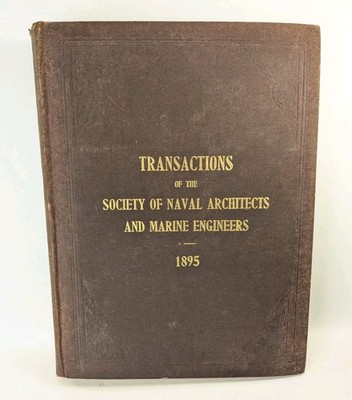 Transactions Society Of Naval Architects & Marine Engineers 1895 Warship Plans