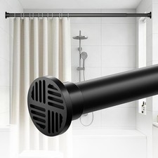 No-Twist Shower Curtain Rod by , 42 82 Inch Heavy Duty Tension Rod with Lock-In
