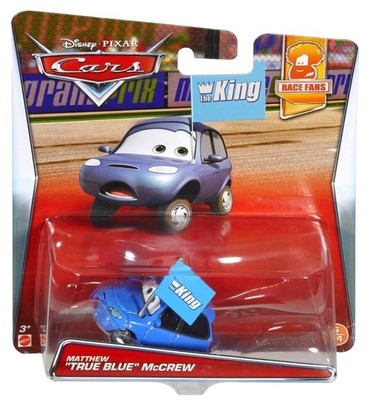 MATTHEW TRUE BLUE McCREW Race Fans Fan of Piston Cup Racer The King Cars 1:55
