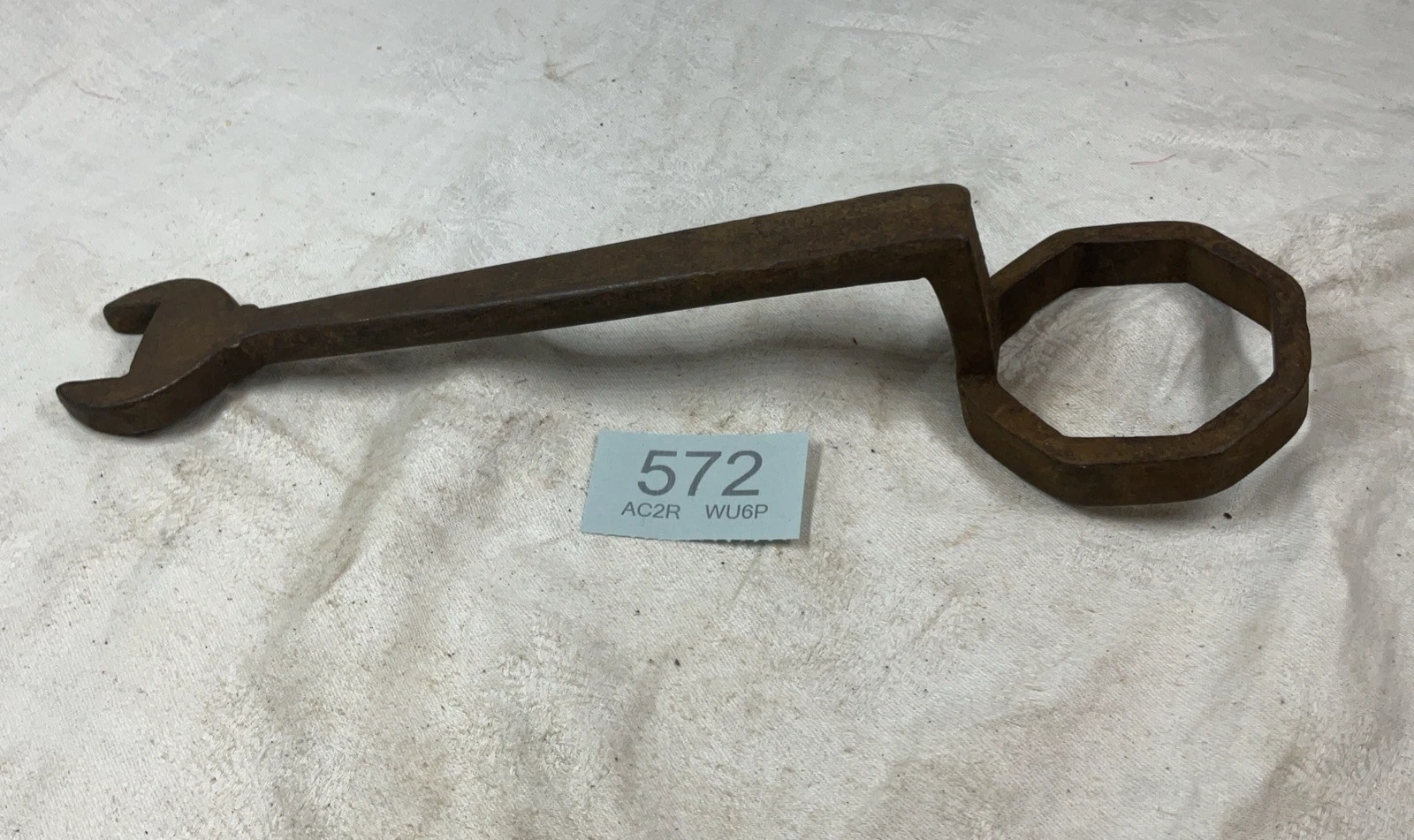 Vintage Antique Tractor Wrench open ring Spanner wagon Tool farm engine wheel 11