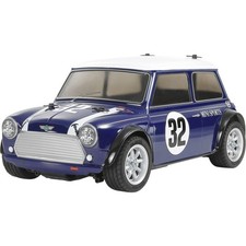 Tamiya  RC Mini Cooper Racing MB-01 Blau  1:10 RC Modellauto Elektro Straßenm...